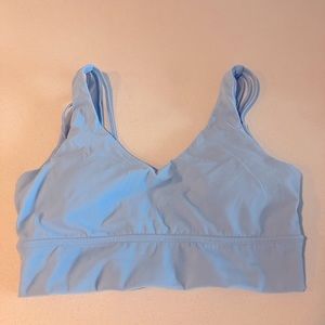 Baby Blue Buffbunny Monarch Sports Bra